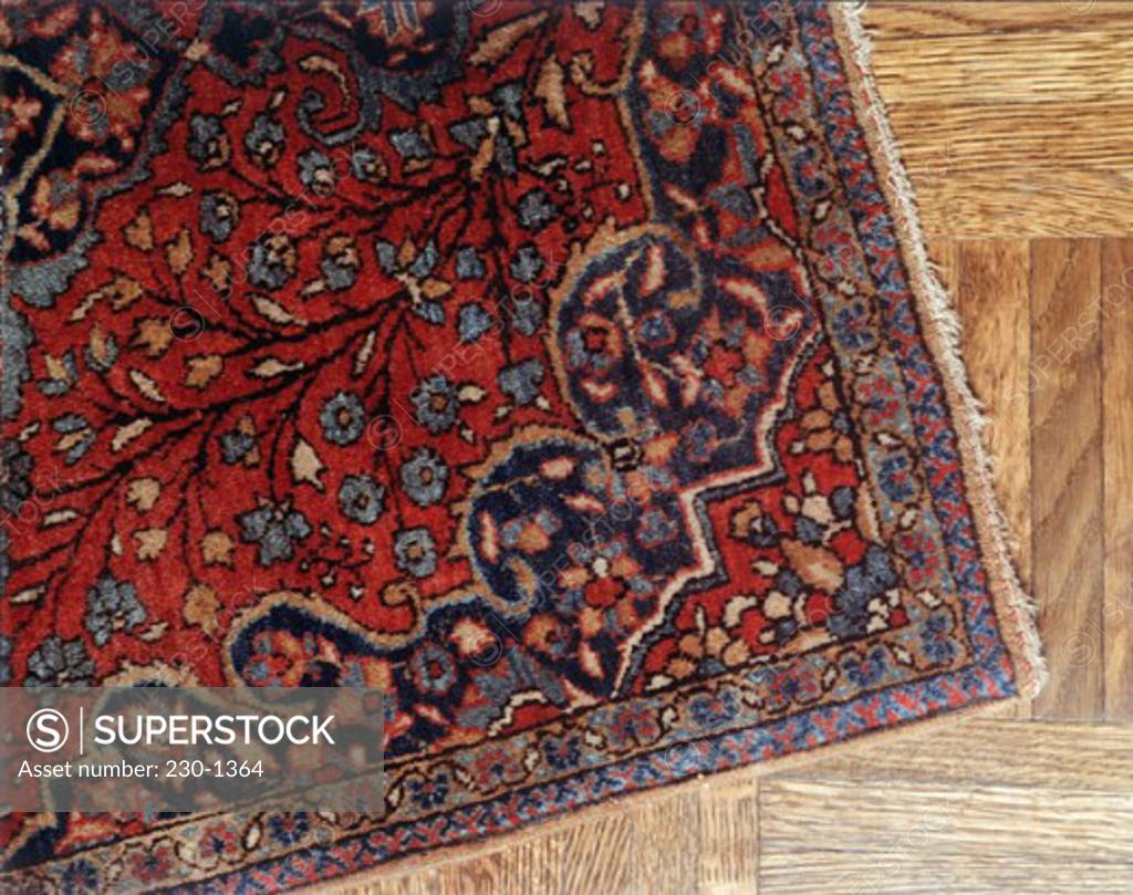 Stock Photo: 230-1364 High angle view of a rug on the floor