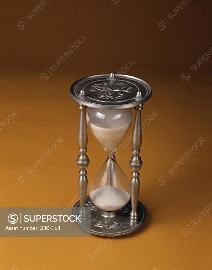 Stock Photo: 230-164 Close-up of an antique hourglass