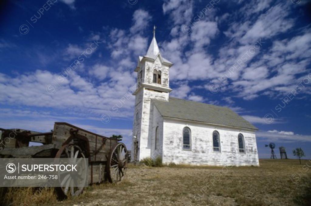 Stock Photo: 246-758 1880 Town Near Murdo South Dakota USA