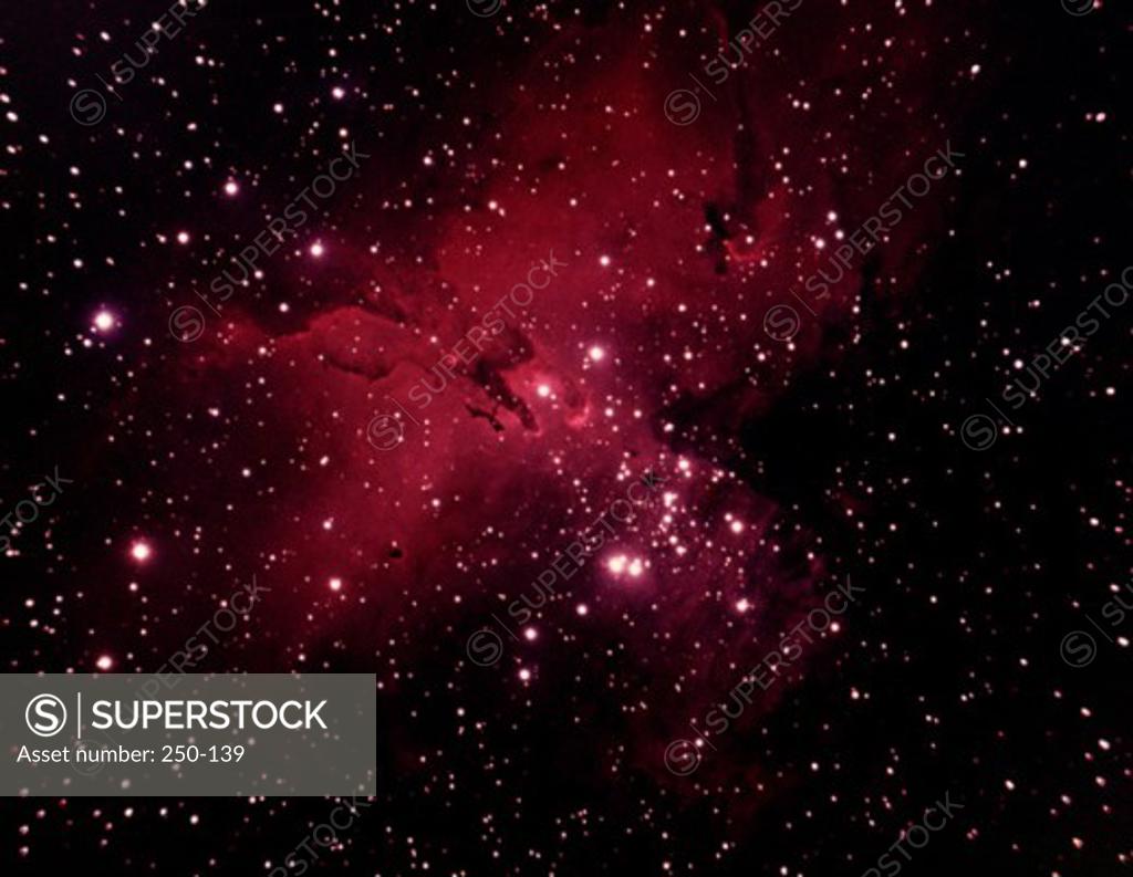 Stock Photo: 250-139 Gaseous Nebula in Serpens