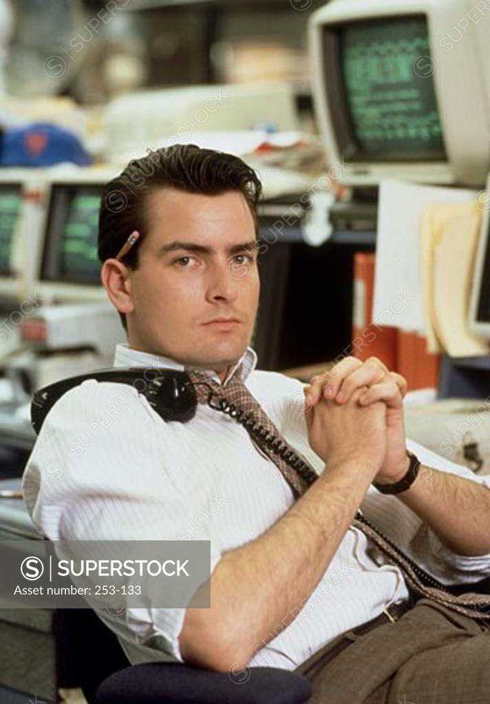 Stock Photo: 253-133 Charlie Sheen, Wall Street, 1987