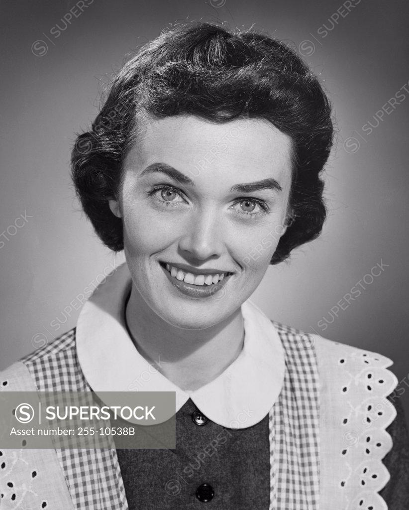 Stock Photo: 255-10538B Portrait of a young woman smiling
