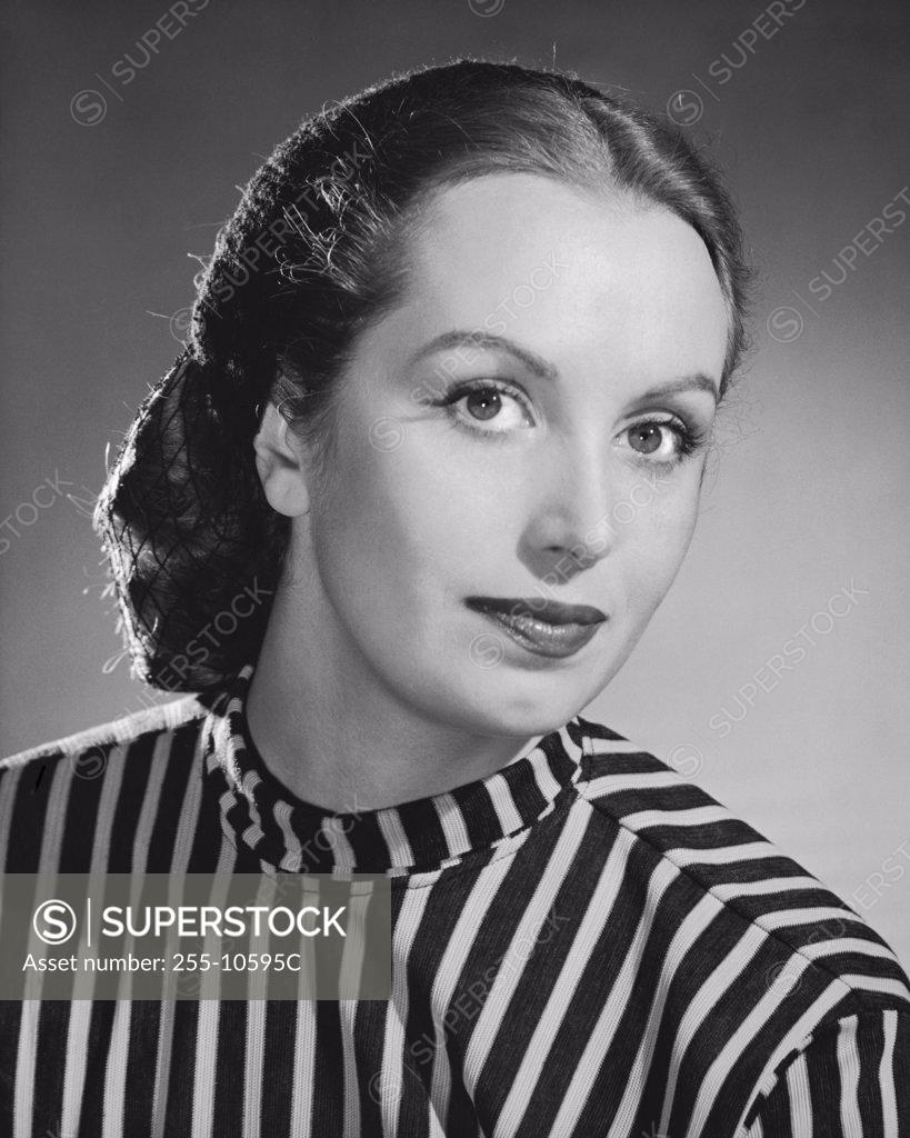 Stock Photo: 255-10595C Portrait of a young woman