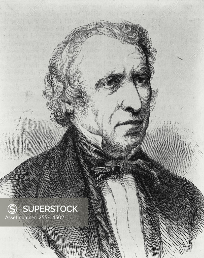 Stock Photo: 255-14502 Zachary Taylor,  12th president of the USA,  portrait,  illustration