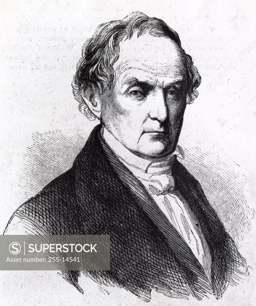 Stock Photo: 255-14541 Daniel Webster   (1782-1852)  American History