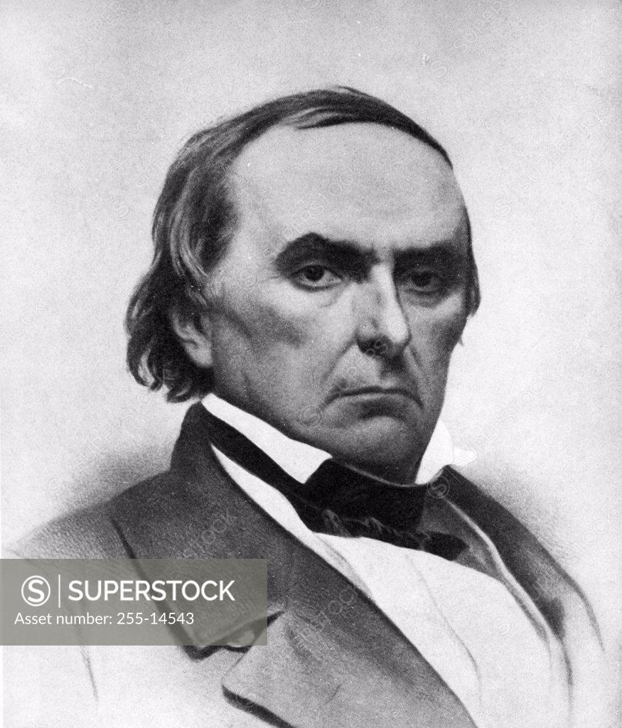 Stock Photo: 255-14543 Daniel Webster (1782-1852)