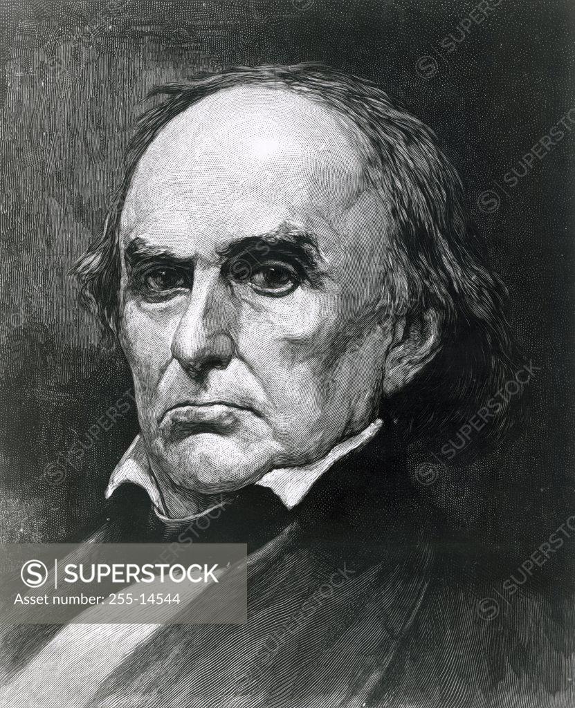Stock Photo: 255-14544 Daniel Webster (1782-1852)