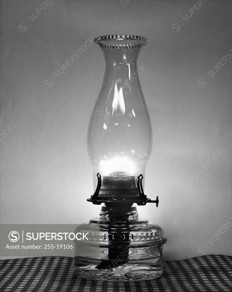 Stock Photo: 255-19106 Close-up of a hurricane lamp