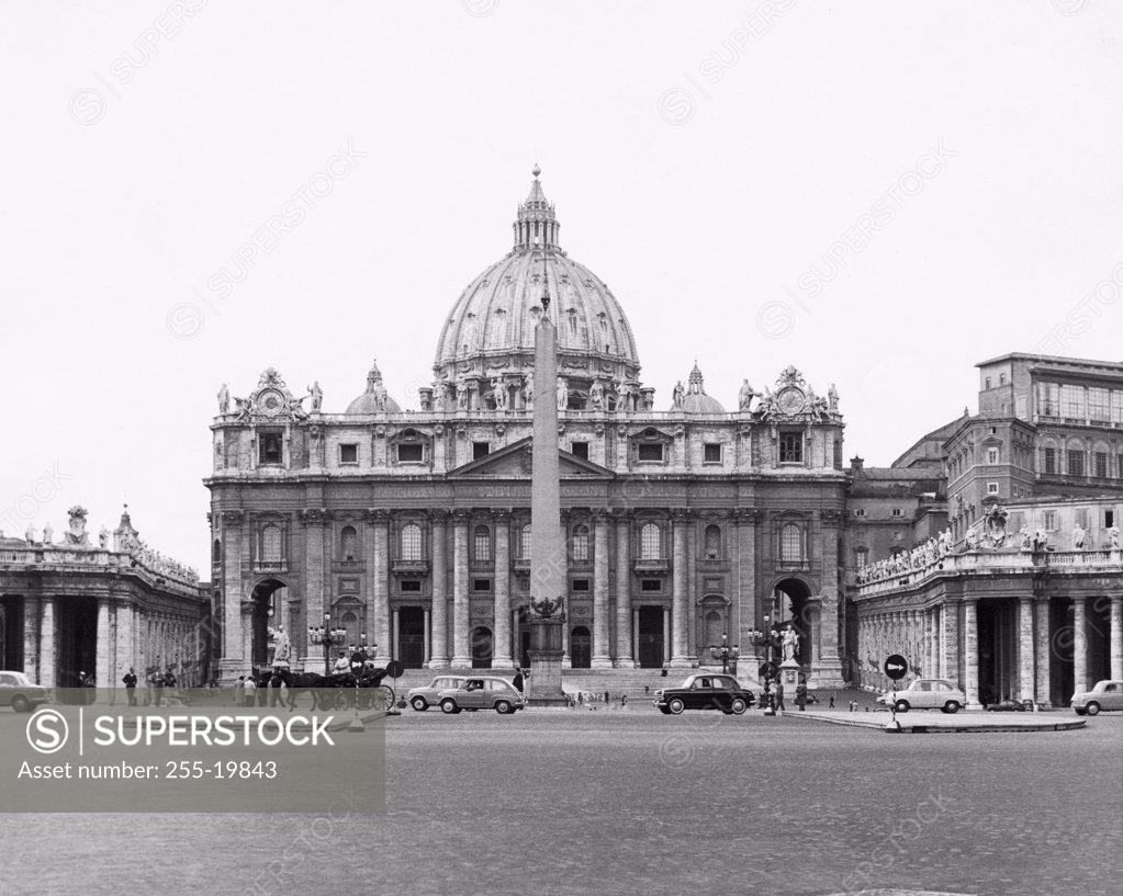 Stock Photo: 255-19843 St. Peter's Basilica Vatican City