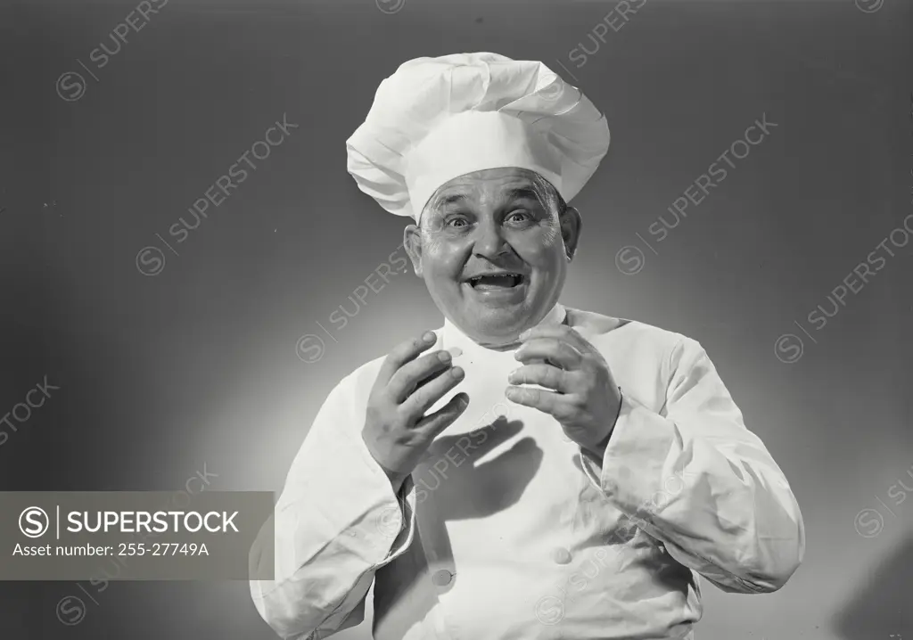 Portrait of a chef laughing