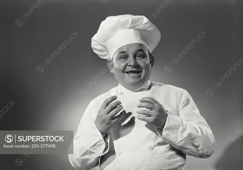 Portrait of a chef laughing