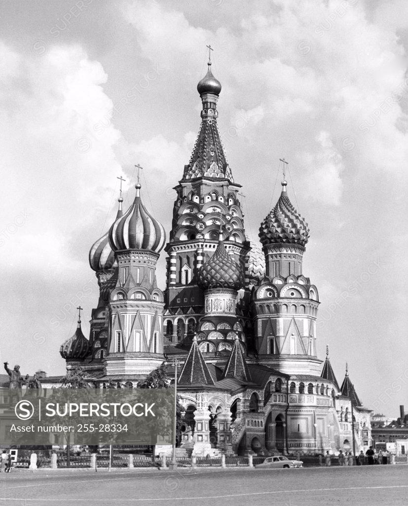 Stock Photo: 255-28334 St. Basil's Cathedral  Moscow Russia