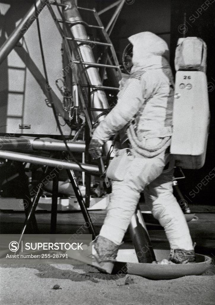 Stock Photo: 255-28791 Astronaut Neil Armstrong, Apollo 11, July 1969