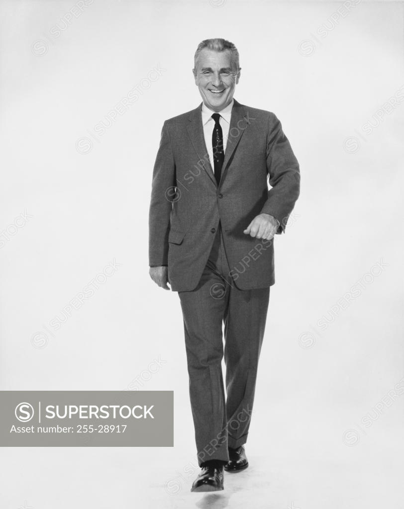 Stock Photo: 255-28917 Portrait of a businessman smiling
