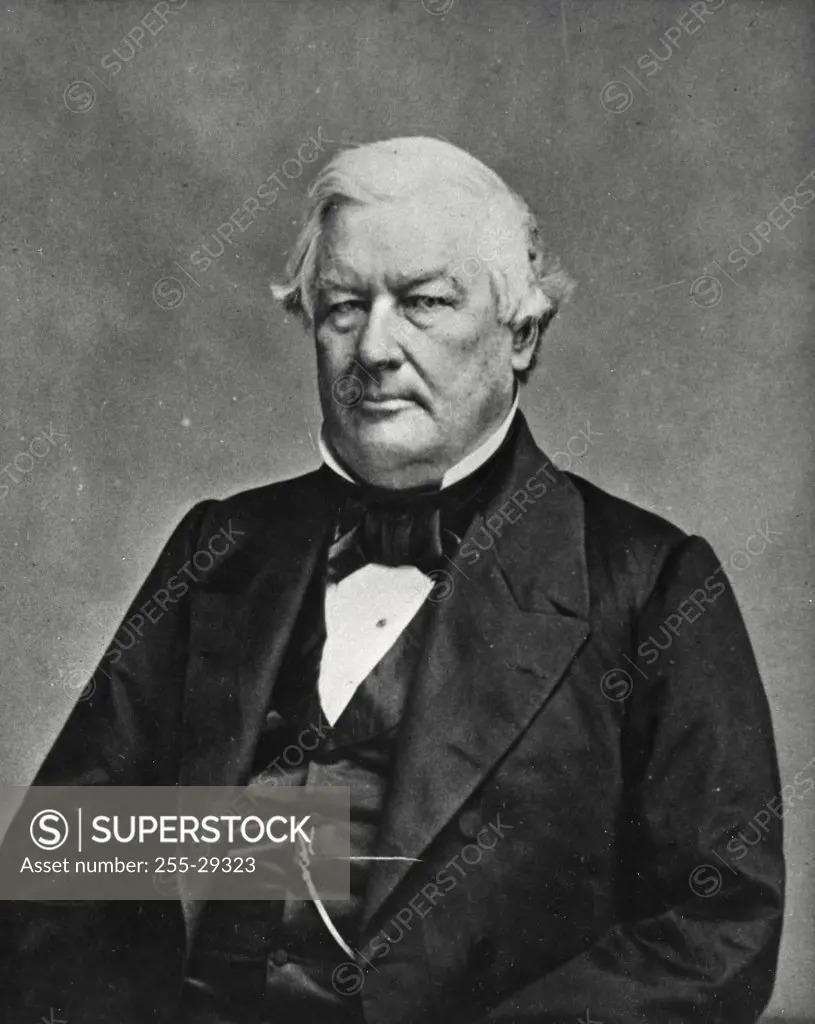 Vintage photograph. Millard Fillmore, 13th President of the United States