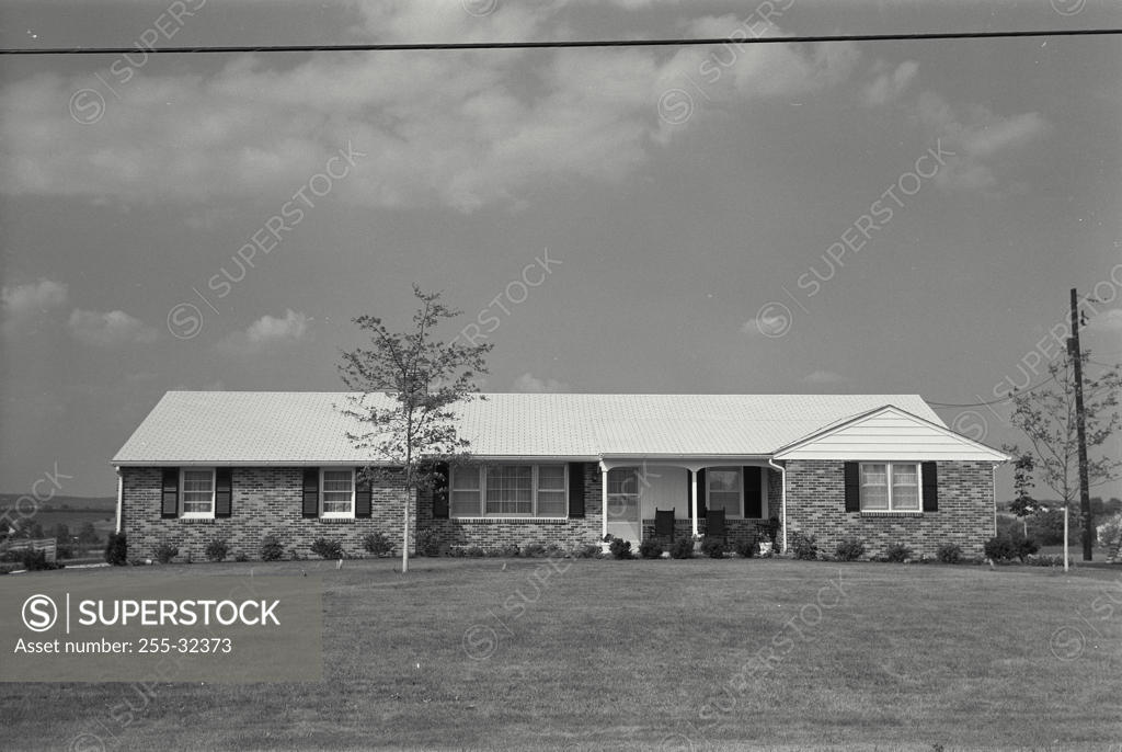 Stock Photo: 255-32373 Facade of a house