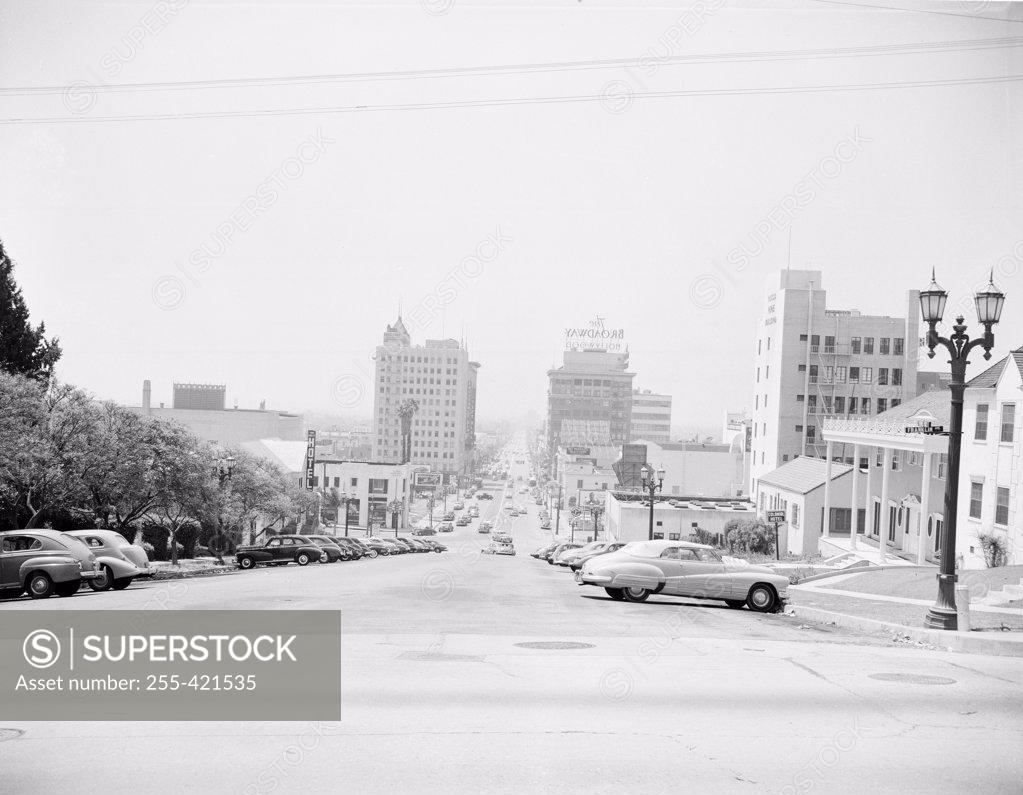 Stock Photo: 255-421535 USA, Looking South on Vine Street