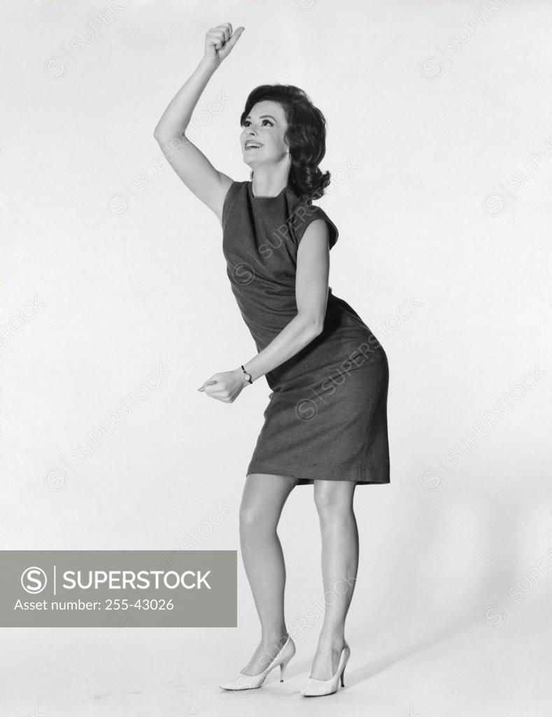 Stock Photo: 255-43026 Young woman dancing