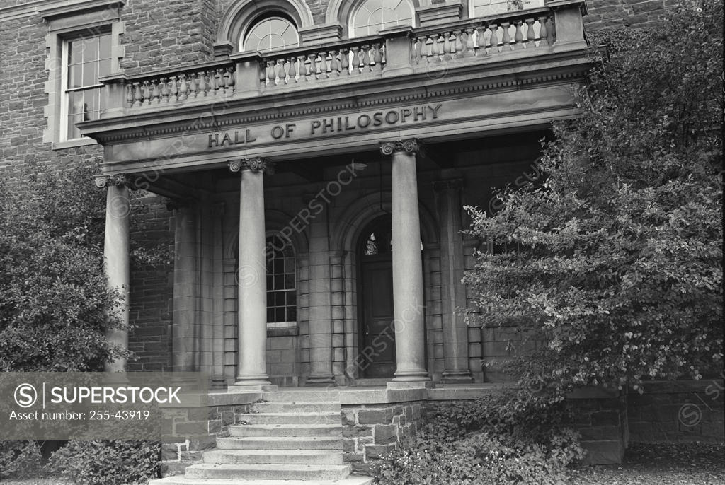 Stock Photo: 255-43919 Facade of a university building, Hamilton College, Clinton, New York City, USA