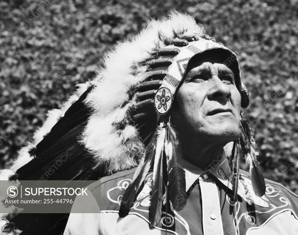 Close-up of a Cherokee man - SuperStock
