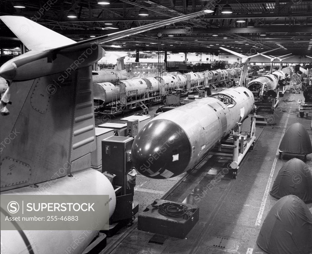 Stock Photo: 255-46883 Missiles in factory, Martin TM-76 Mace