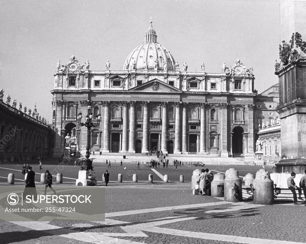 Stock Photo: 255-47324 St. Peter's Basilica Vatican City