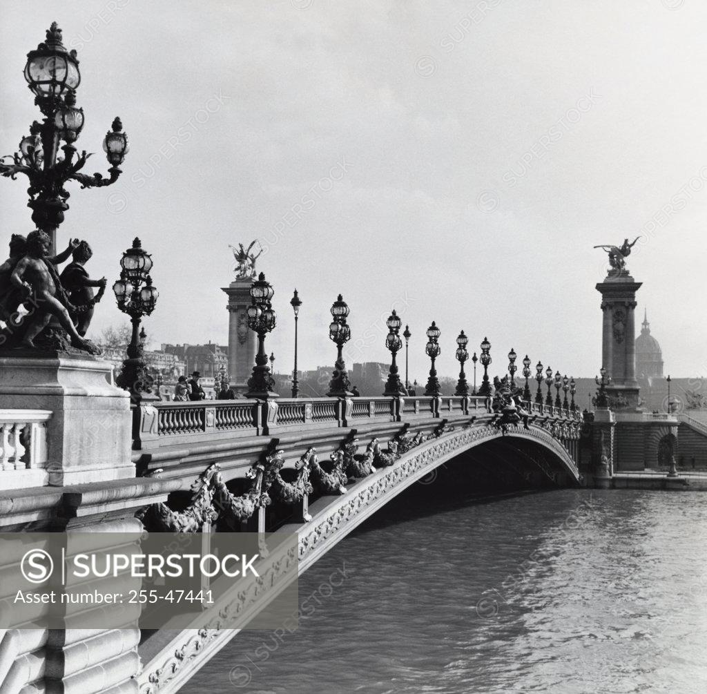Stock Photo: 255-47441 Pont Alexandre III Paris France