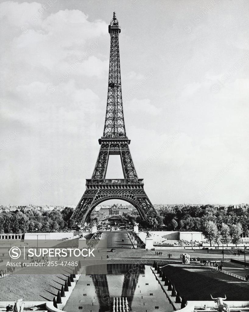 Stock Photo: 255-47485 Eiffel Tower Paris France