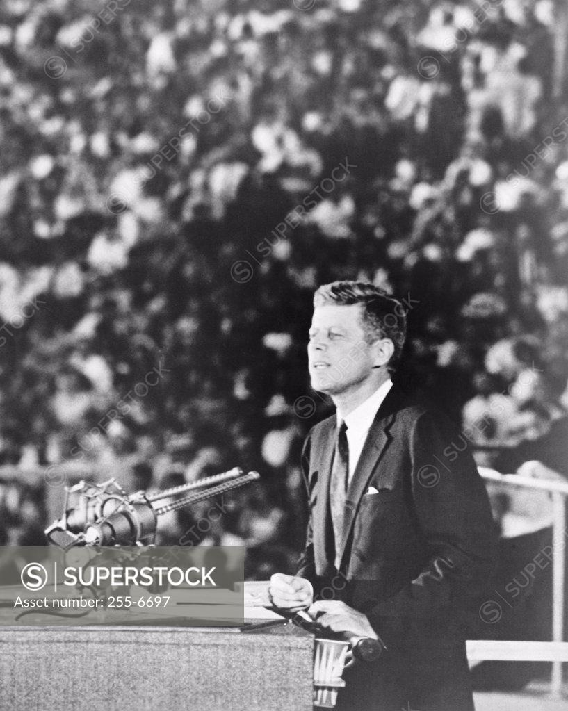 Stock Photo: 255-6697 President John F. Kennedy