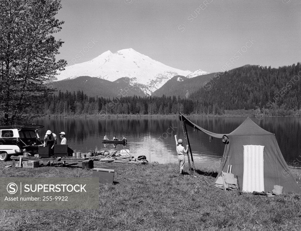 Stock Photo: 255-9922 Mount Baker-Snoqualmie National Forest Washington USA
