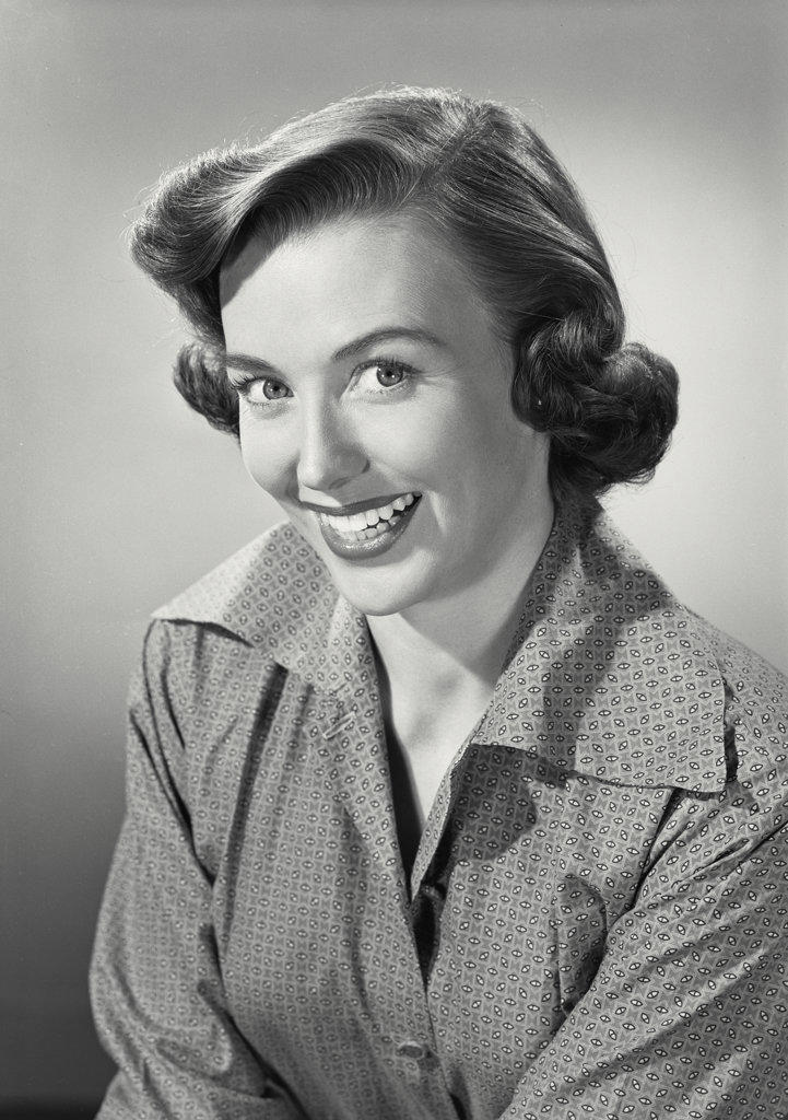 Portrait of Brunette woman smiling