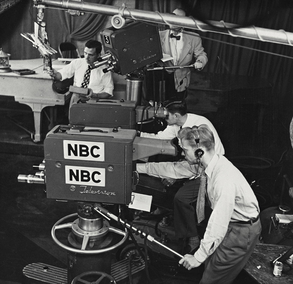 NBC TV Cameras in operation