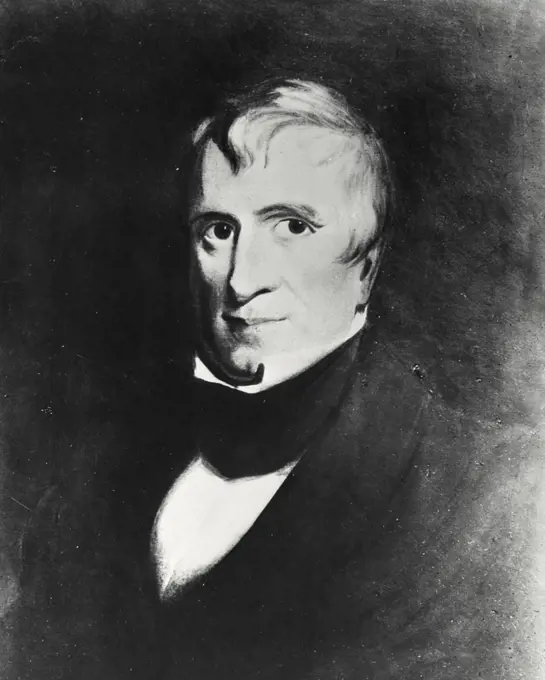 Vintage photograph. William Henry Harrison 9th President of the United States (1773-1841)