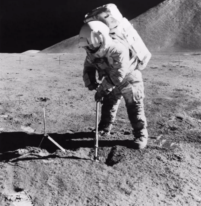 Astronaut James Irwin, Apollo 15, 1971