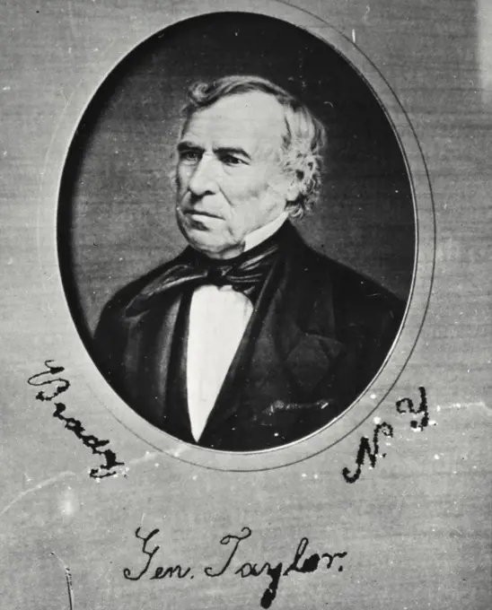 Vintage photograph. Zachary Taylor 12th President of the United States (1784-1850)