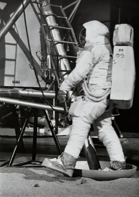 Astronaut Neil Armstrong, Apollo 11, July 1969