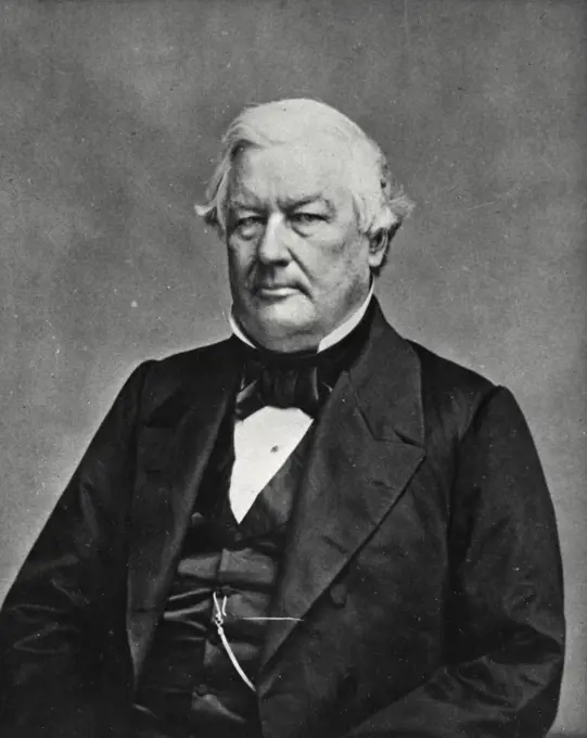 Vintage photograph. Millard Fillmore, 13th President of the United States