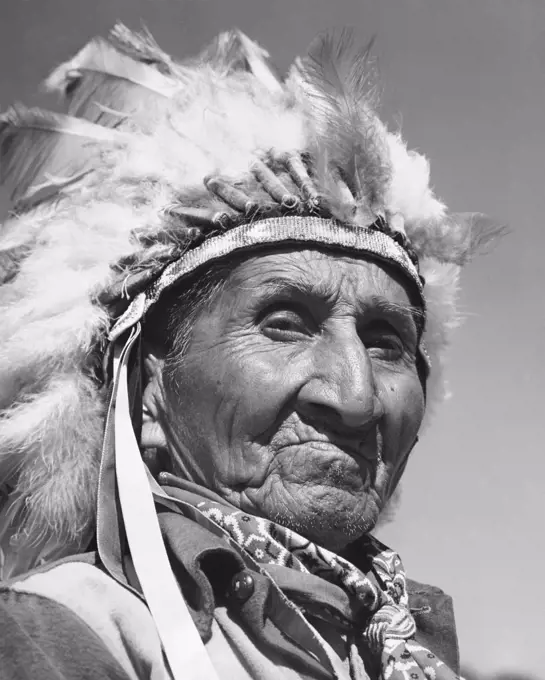 Close-up of a Cherokee man