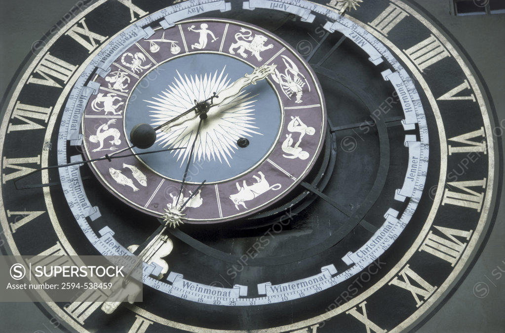 Stock Photo: 2594-538459 Astronomical Clock Berne Switzerland