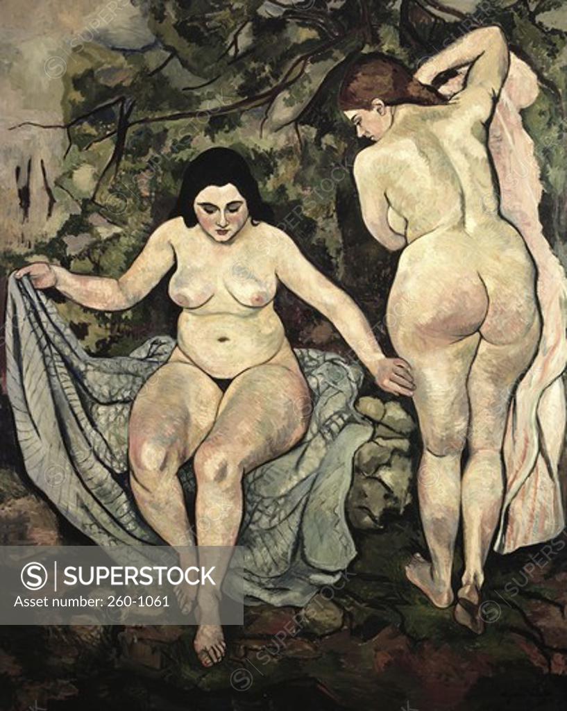 Stock Photo: 260-1061 Two Nudes Suzanne Valadon (1865-1938 French) 