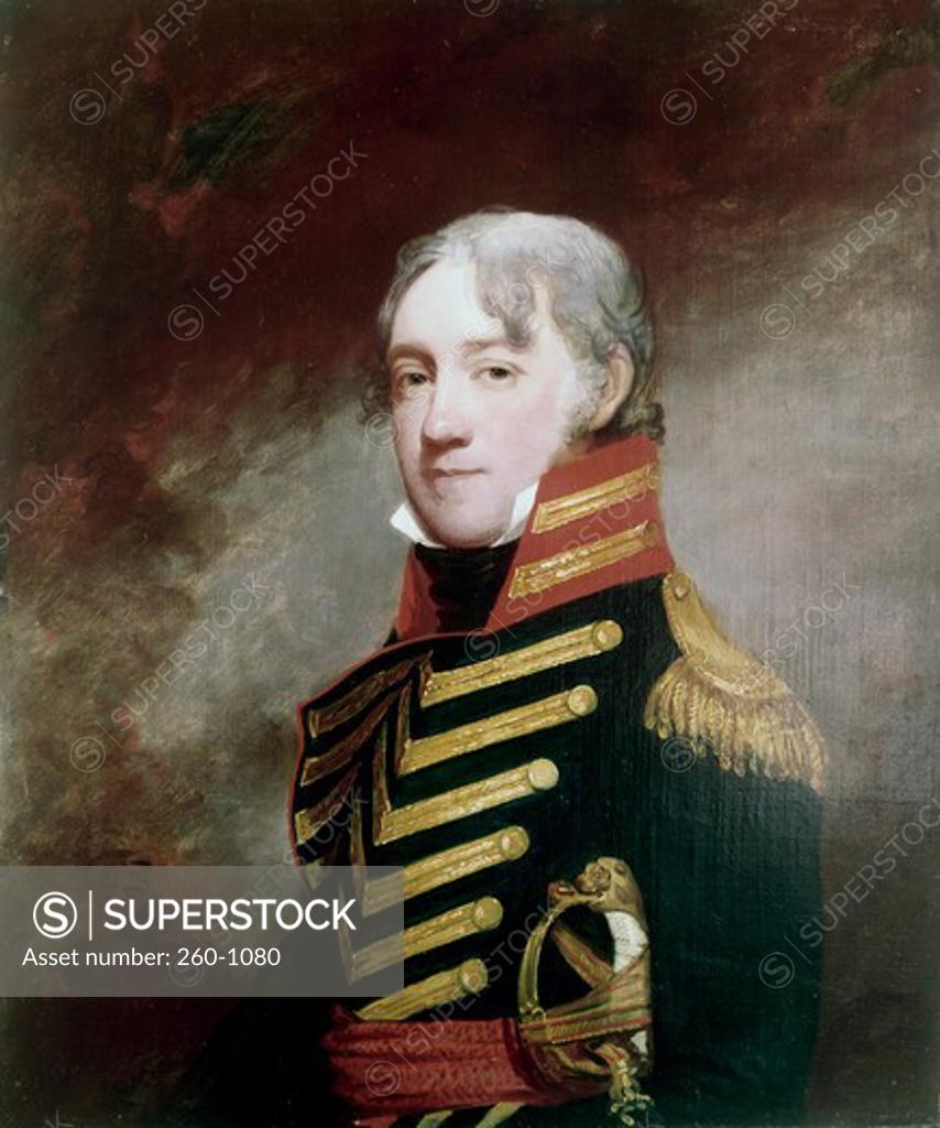 Stock Photo: 260-1080 General Fenwick Gilbert Stuart (1755-1828 American)