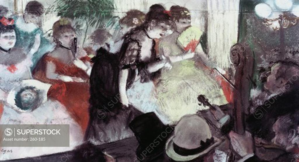 Stock Photo: 260-185 Title Unknown (Orchestra Pit) Edgar Degas (1834-1917 French) 