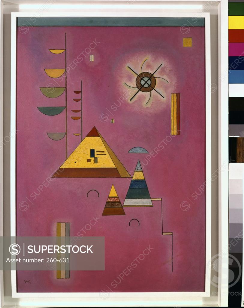 Stock Photo: 260-631 Sweet pink by Vasily Kandinsky, ink with watercolor, 1929, 1866-1944, UK, London, Sotheby's