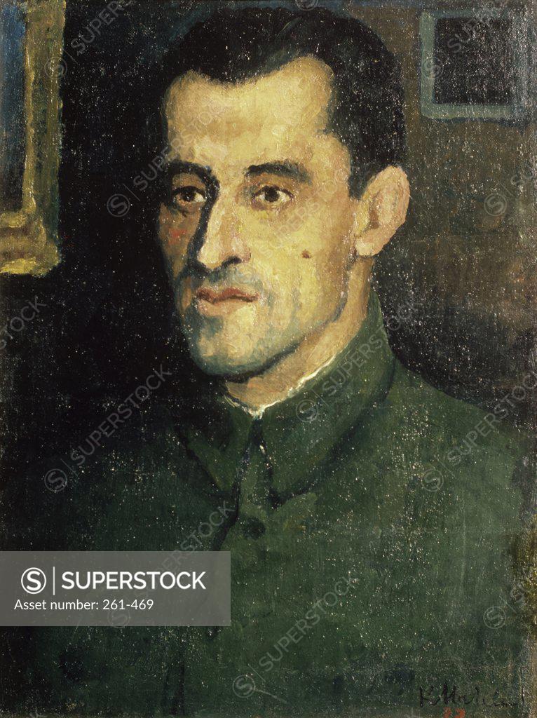 Stock Photo: 261-469 Portrait of Pavlov    Kazimir Severinovic Malevich (1878-1935/Russian)  Tretyakov Gallery, Moscow 