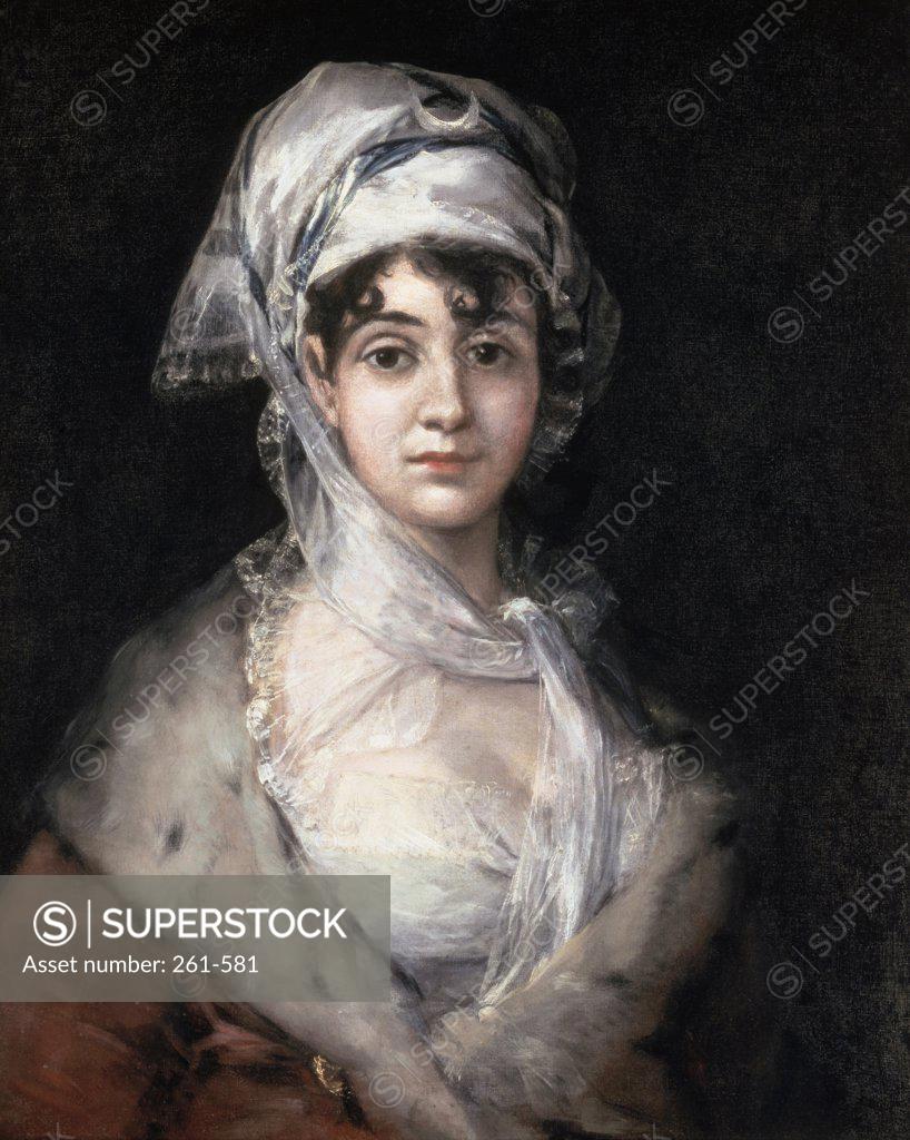 Stock Photo: 261-581 Antonia Zarate  1811 Goya y Lucientes, Francisco(1746-1828 Spanish) Oil On Canvas State Hermitage Museum, St. Petersburg, Russia 
