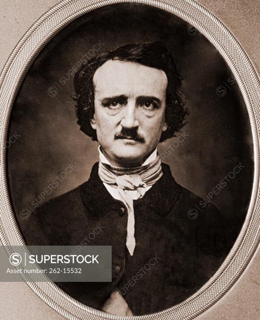 Stock Photo: 262-15532 Edgar Allen Poe Benjamin D. Maxhan (19th C. American) Daguerreotype National Gallery of Art, Washington, D.C. 