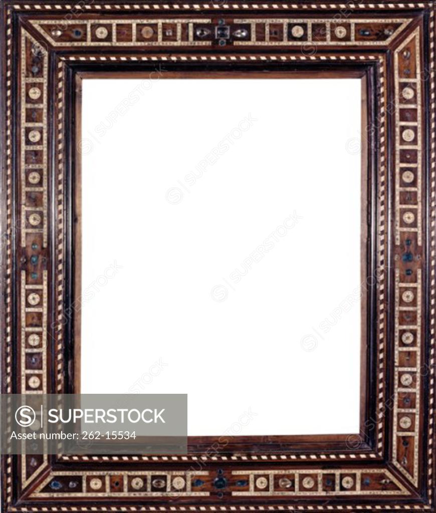 Stock Photo: 262-15534 Close-up of a blank picture frame