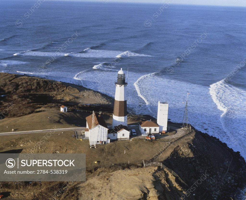 Stock Photo: 2784-538319 Montauk Point Lighthouse Montauk Point Long Island New York, USA