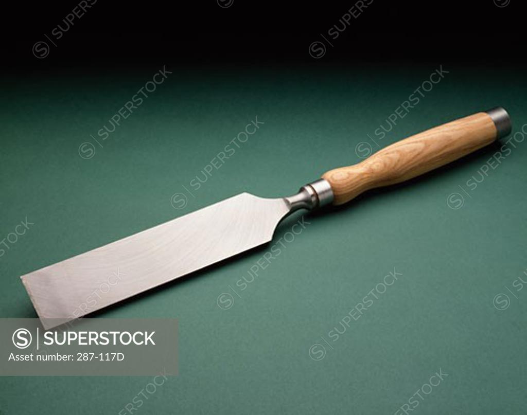 Stock Photo: 287-117D Close-up of a chisel