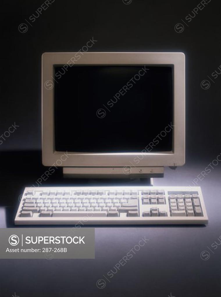 Stock Photo: 287-268B Close-up of a desktop pc